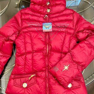 Wonder Woman Coat - Crimson Red